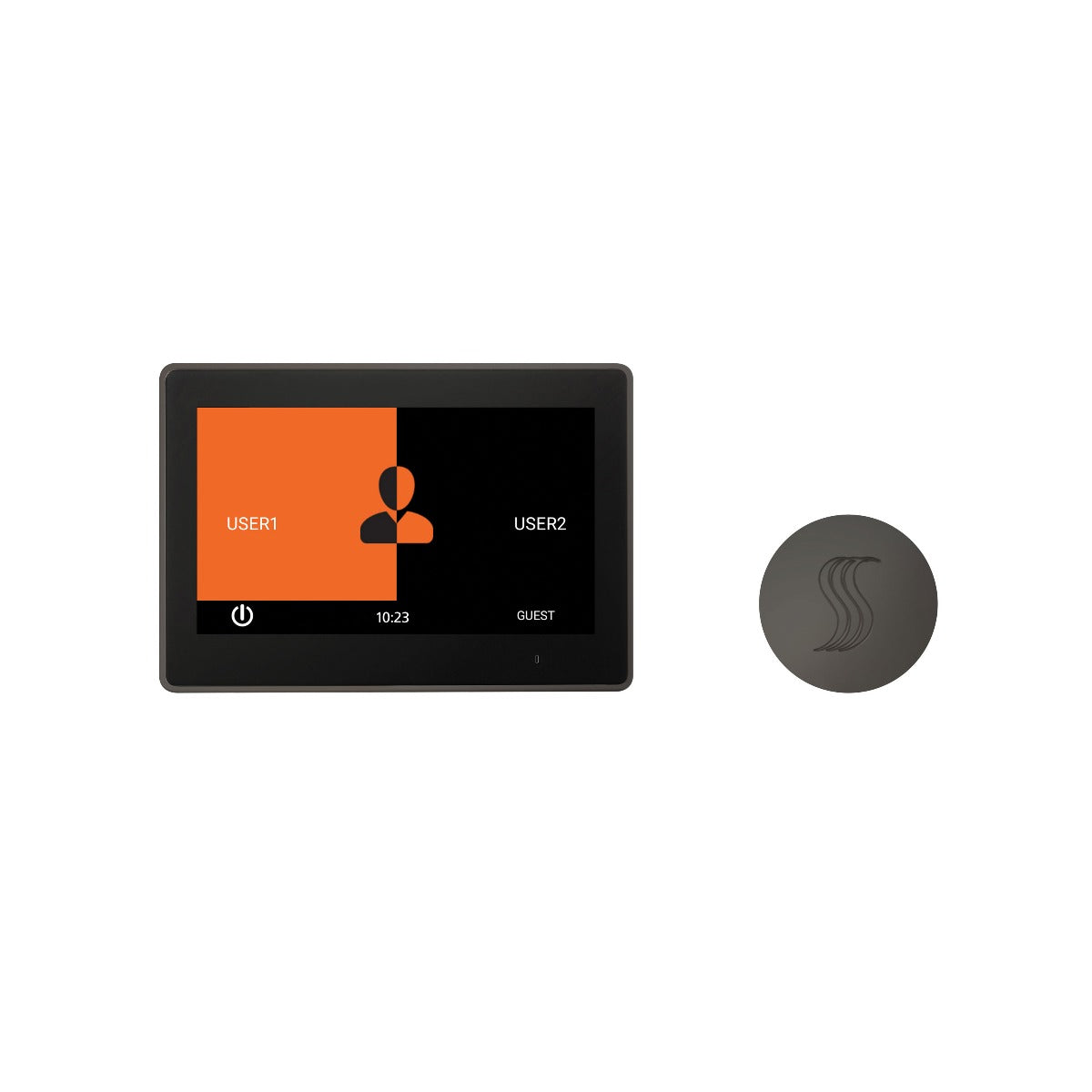 ThermaSol TT10-SVRD ThermaTouch2 10" Control + Round SteamVection Steam Head Kit ThermaSol