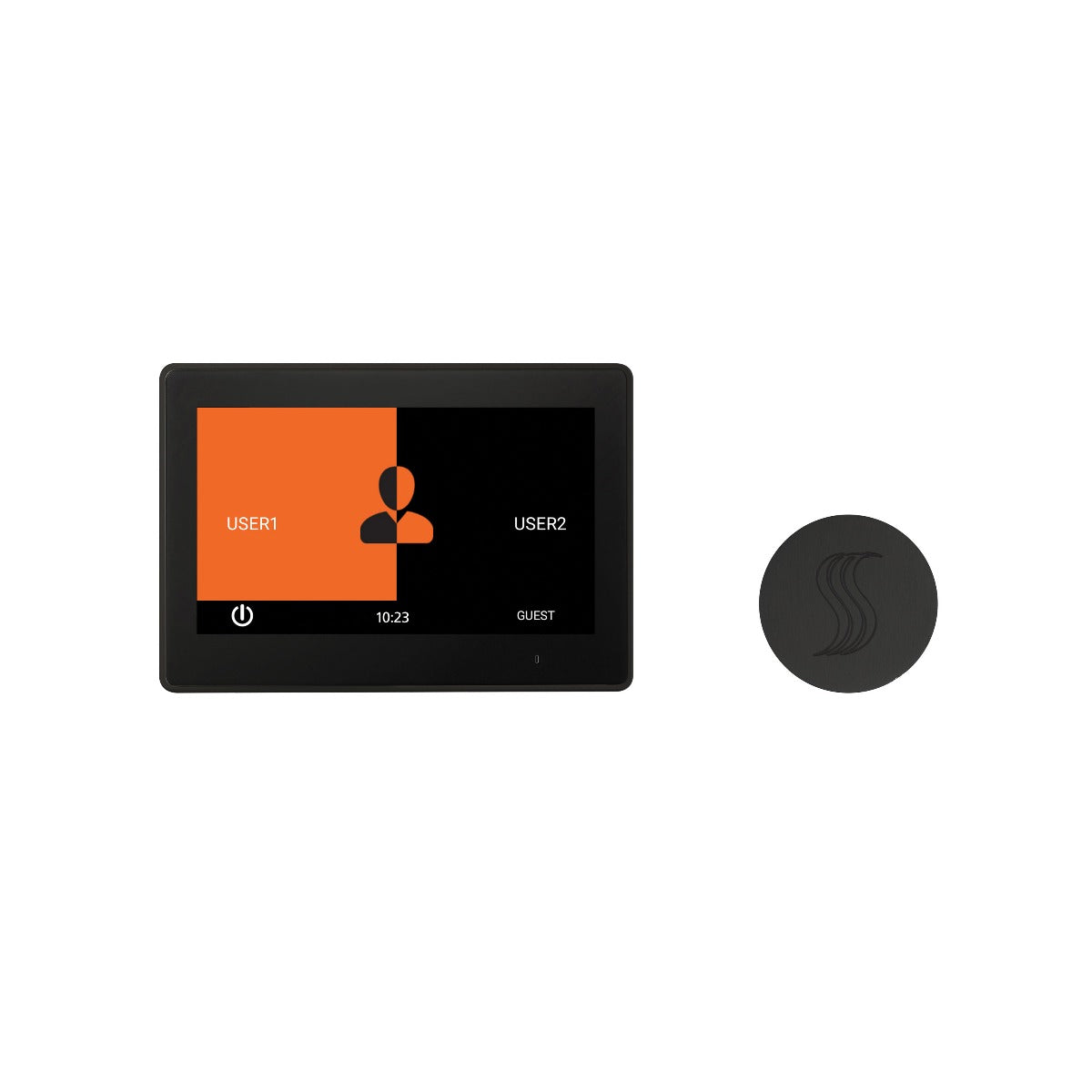 ThermaSol TT10-SVRD ThermaTouch2 10" Control + Round SteamVection Steam Head Kit ThermaSol