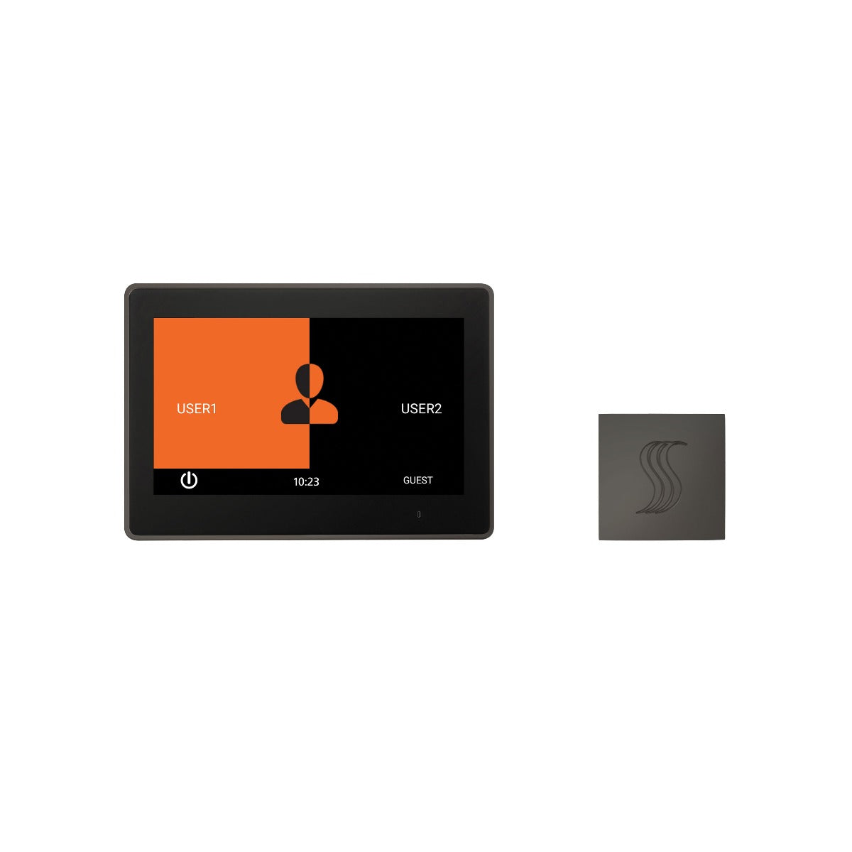 ThermaSol TT10-SVSQ ThermaTouch2 10" Control + Square SteamVection Steam Head Kit ThermaSol