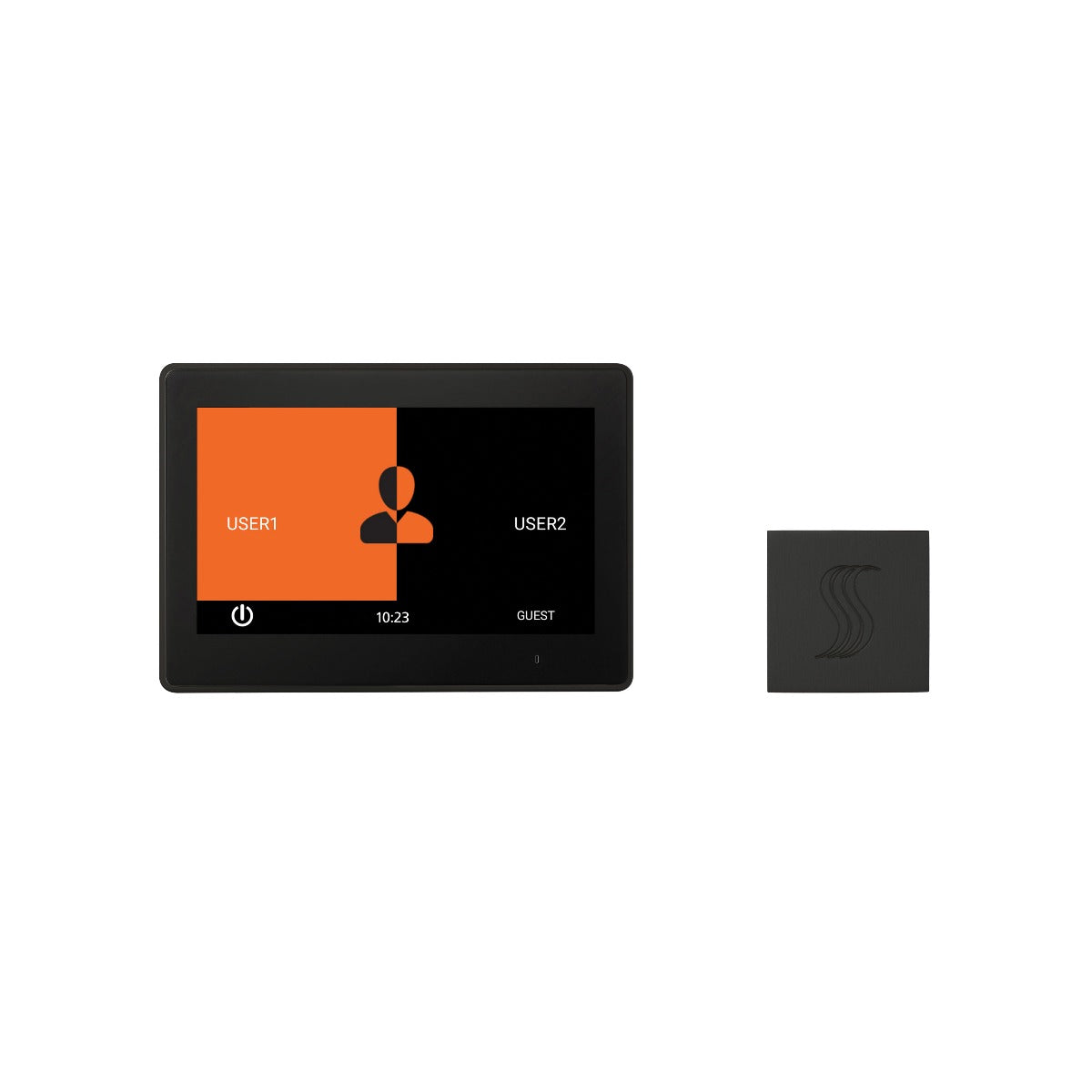 ThermaSol TT10-SVSQ ThermaTouch2 10" Control + Square SteamVection Steam Head Kit ThermaSol