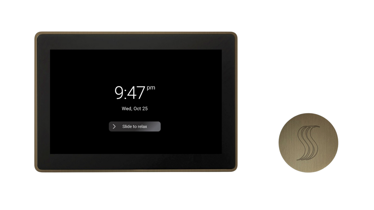 ThermaSol TT15-SVRD ThermaTouch2 15" Control + Round SteamVection Steam Head Kit ThermaSol