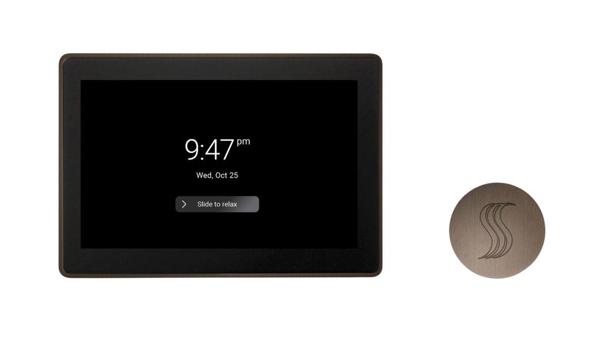 ThermaSol TT15-SVRD ThermaTouch2 15" Control + Round SteamVection Steam Head Kit ThermaSol