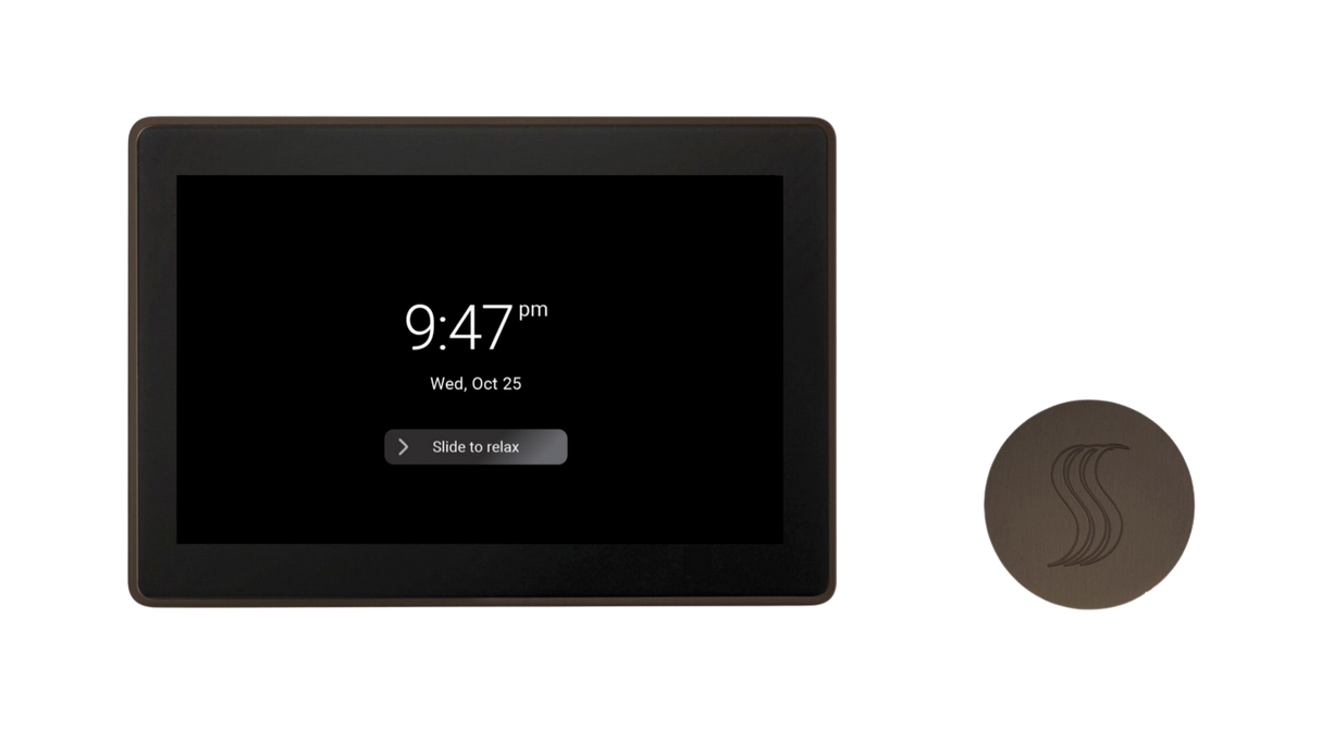 ThermaSol TT15-SVRD ThermaTouch2 15" Control + Round SteamVection Steam Head Kit ThermaSol