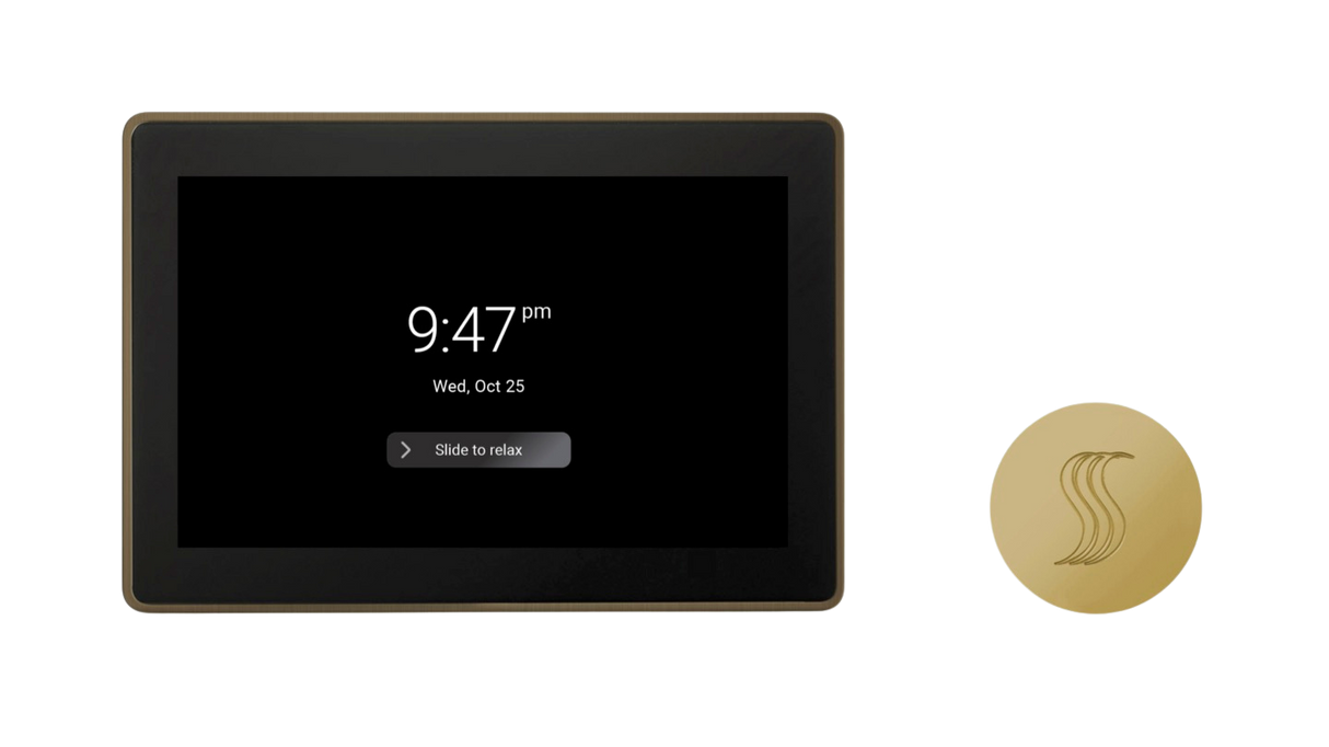 ThermaSol TT15-SVRD ThermaTouch2 15" Control + Round SteamVection Steam Head Kit ThermaSol