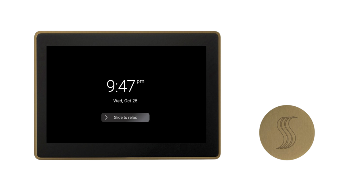 ThermaSol TT15-SVRD ThermaTouch2 15" Control + Round SteamVection Steam Head Kit ThermaSol