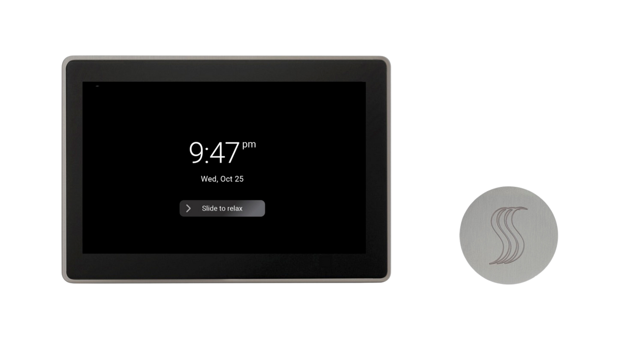 ThermaSol TT15-SVRD ThermaTouch2 15" Control + Round SteamVection Steam Head Kit ThermaSol