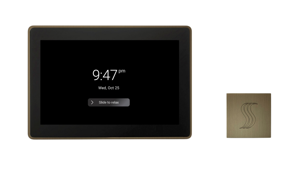 ThermaSol TT15-SVSQ ThermaTouch2 15" Control + Square SteamVection Steam Head Kit ThermaSol