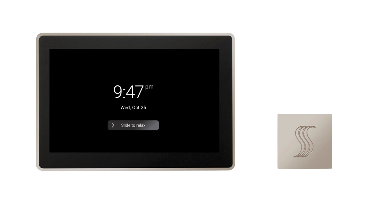 ThermaSol TT15-SVSQ ThermaTouch2 15" Control + Square SteamVection Steam Head Kit ThermaSol