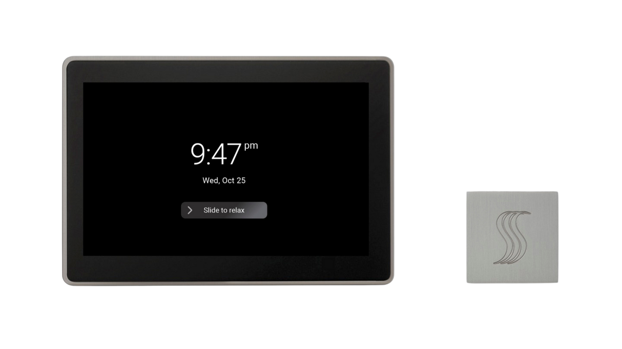 ThermaSol TT15-SVSQ ThermaTouch2 15" Control + Square SteamVection Steam Head Kit ThermaSol