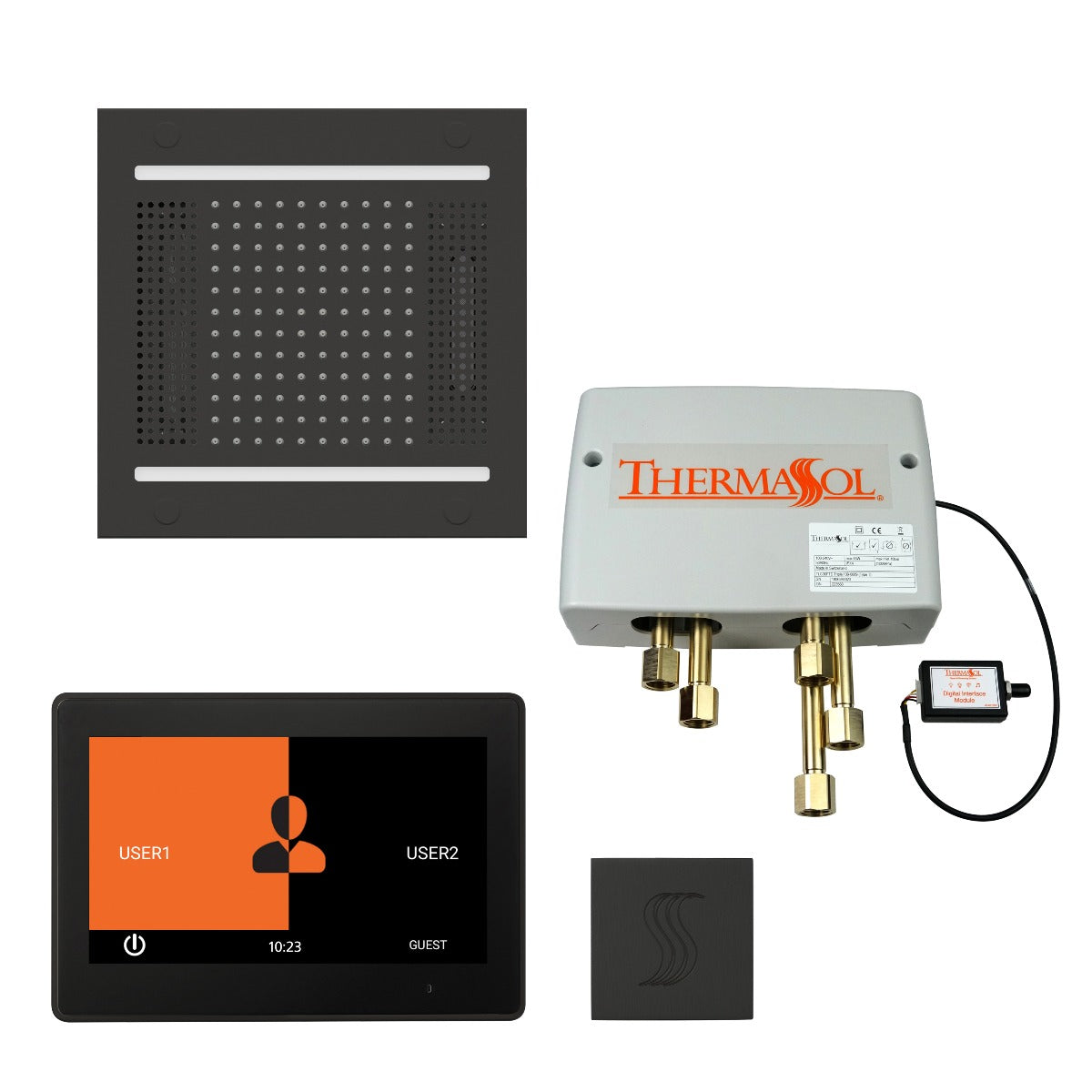 ThermaSol Total Wellness HydroVive 14 Package with 10" ThermaTouch Square ThermaSol