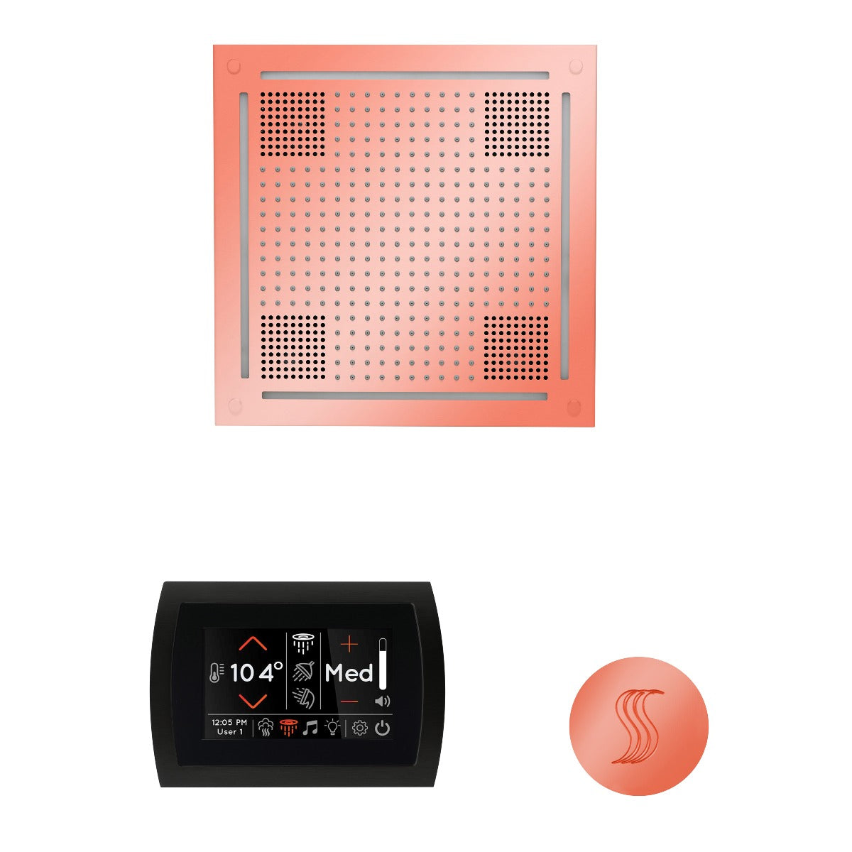 ThermaSol Wellness HydroVive Steam Package with SignaTouch Round ThermaSol