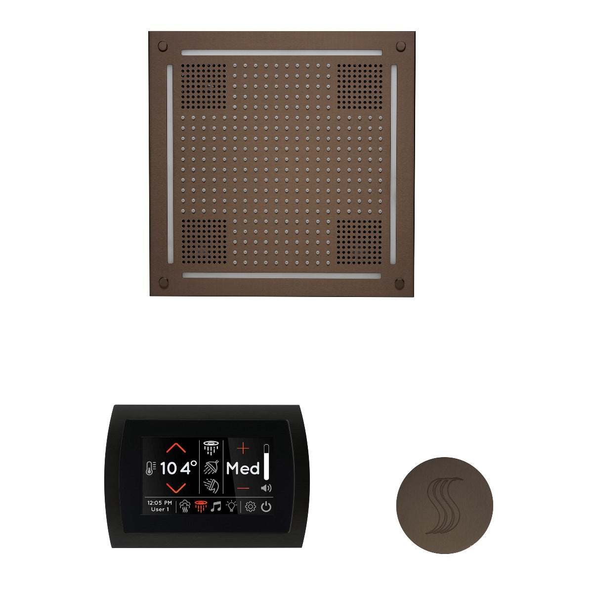 ThermaSol Wellness HydroVive Steam Package with SignaTouch Round ThermaSol