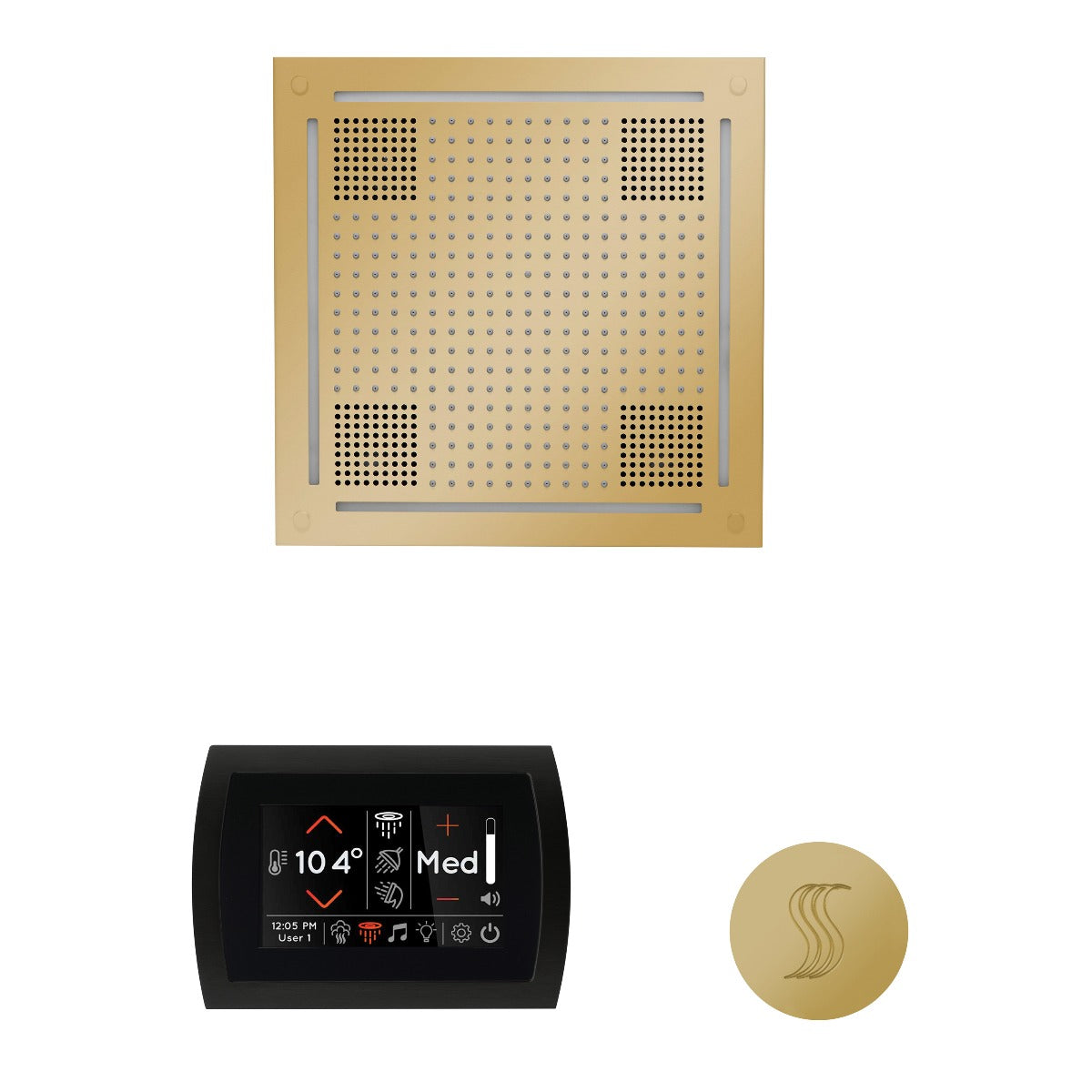 ThermaSol Wellness HydroVive Steam Package with SignaTouch Round ThermaSol