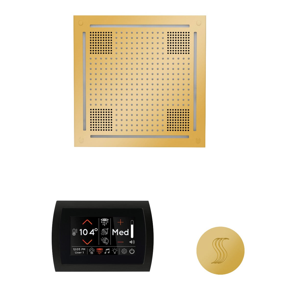 ThermaSol Wellness HydroVive Steam Package with SignaTouch Round ThermaSol