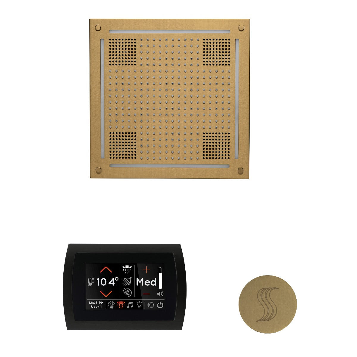 ThermaSol Wellness HydroVive Steam Package with SignaTouch Round ThermaSol