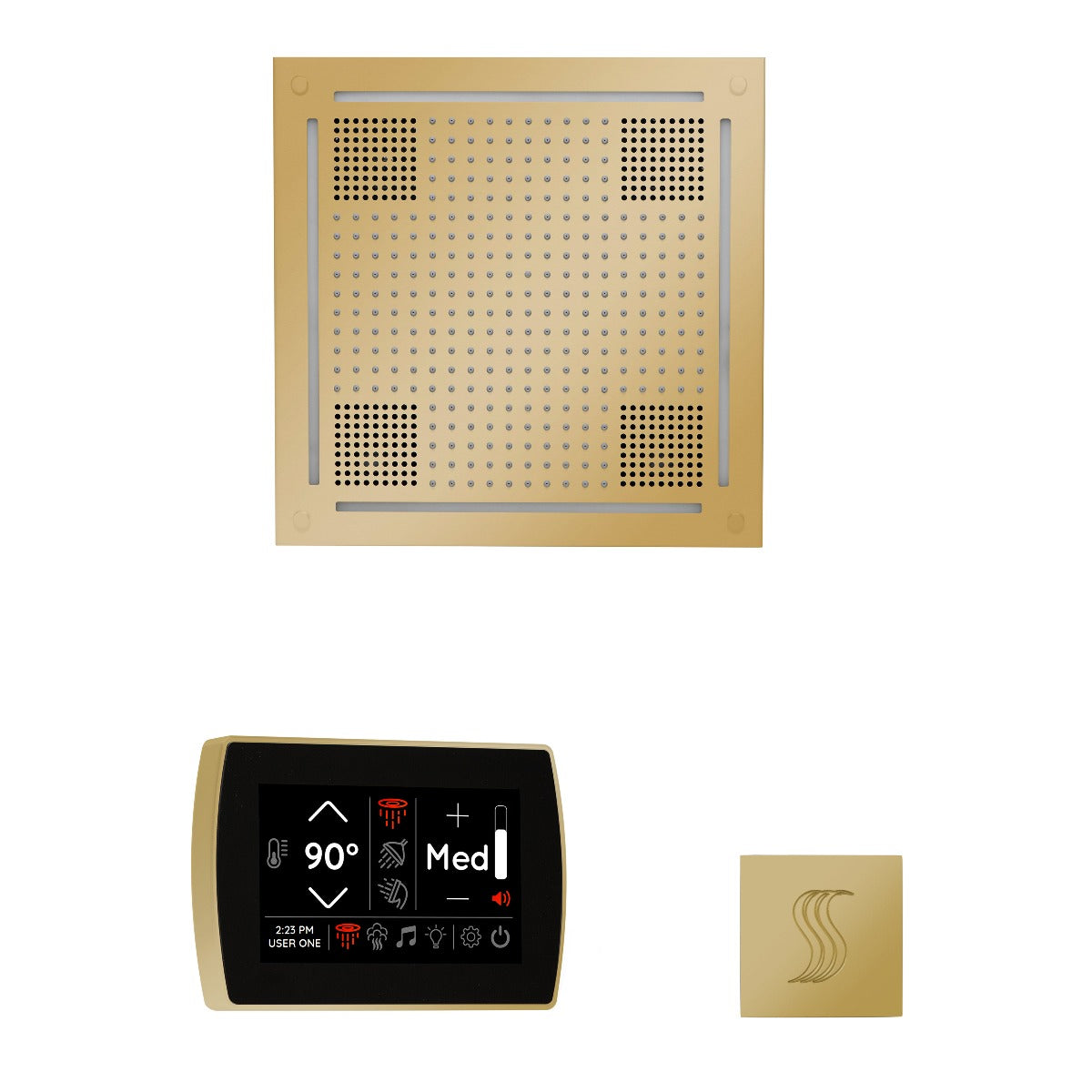 ThermaSol Wellness HydroVive Steam Package with SignaTouch Square ThermaSol