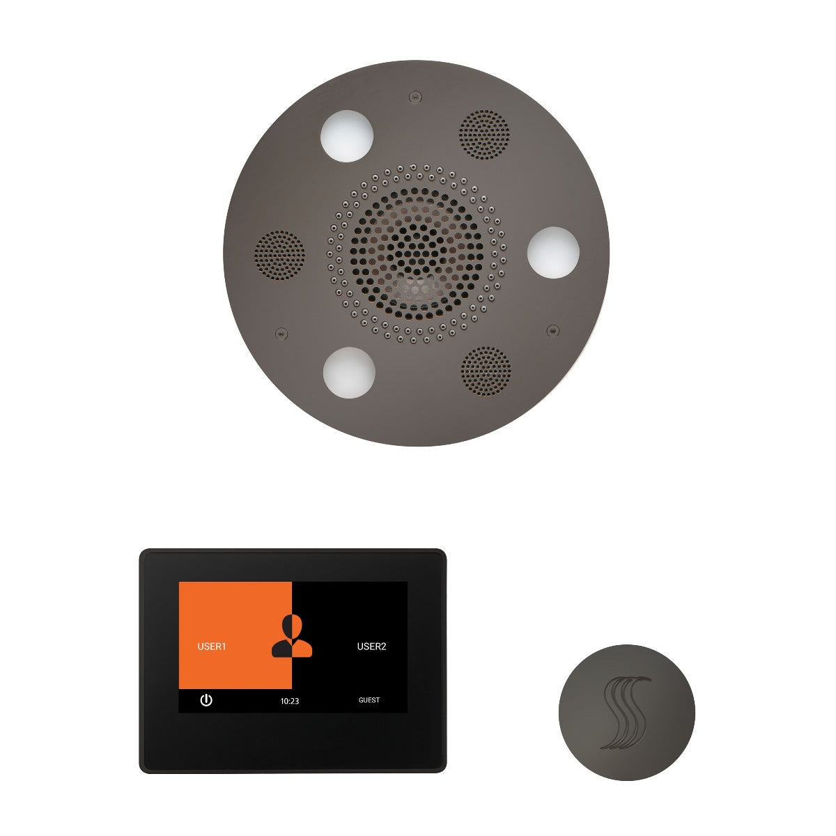 ThermaSol Wellness Steam Package with 7" ThermaTouch Round ThermaSol