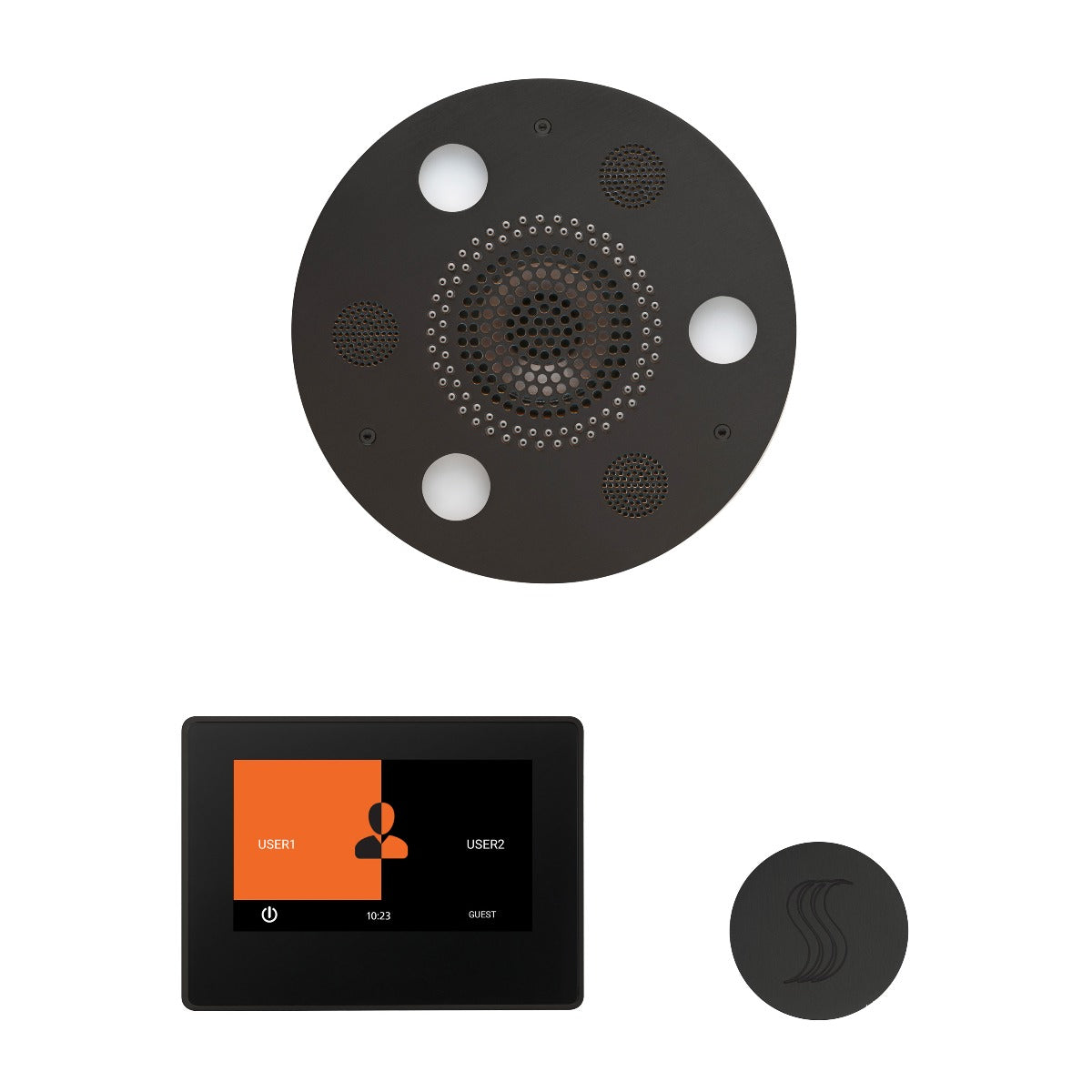 ThermaSol Wellness Steam Package with 7" ThermaTouch Round ThermaSol