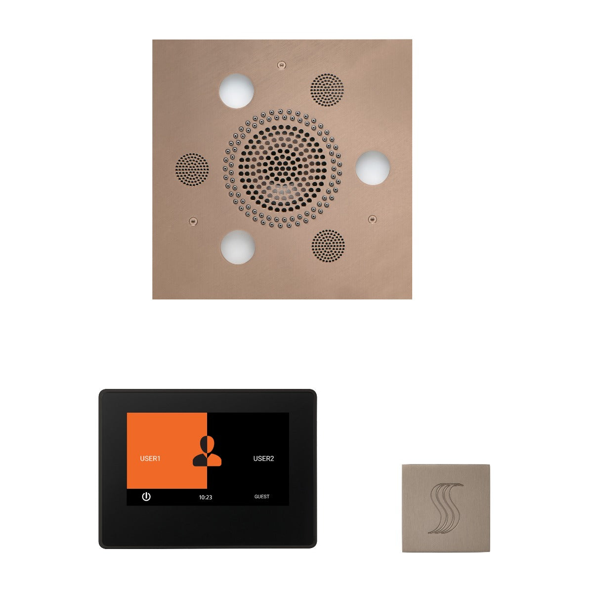 ThermaSol Wellness Steam Package with 7" ThermaTouch Square ThermaSol