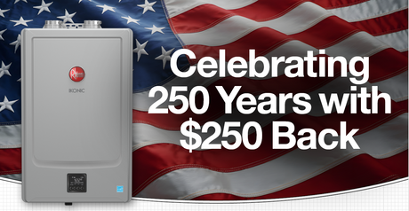 Rheem IKONIC $250 Back Contractor Promotion — August 2026