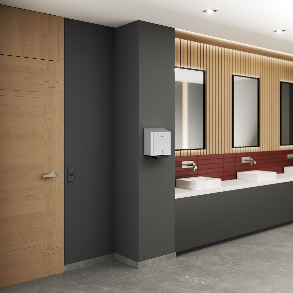 Stiebel Eltron 205637 Ultronic-2 Premium Touchless Automatic Hand Dryer Stainless Steel Stiebel Eltron