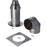 Rheem RTG20281-1 Horizontal Vent-Cone Termination Kit (2 in. x 4 in. Wall) Rheem