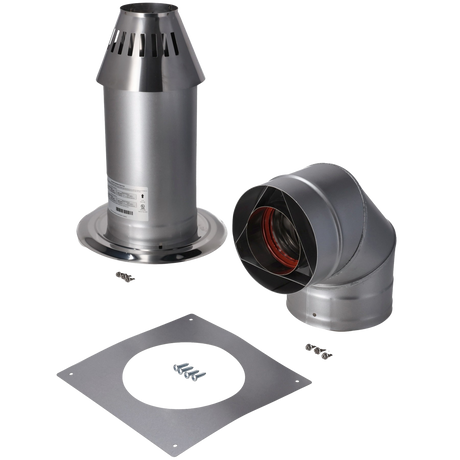 Rheem RTG20281-1 Horizontal Vent-Cone Termination Kit (2 in. x 4 in. Wall) Rheem