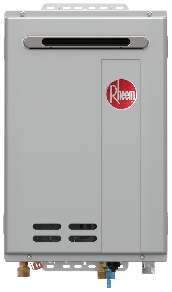 Rheem RTG-95XELP-3 High-Efficiency Non-Condensing Outdoor Tankless Gas Water Heaters Rheem