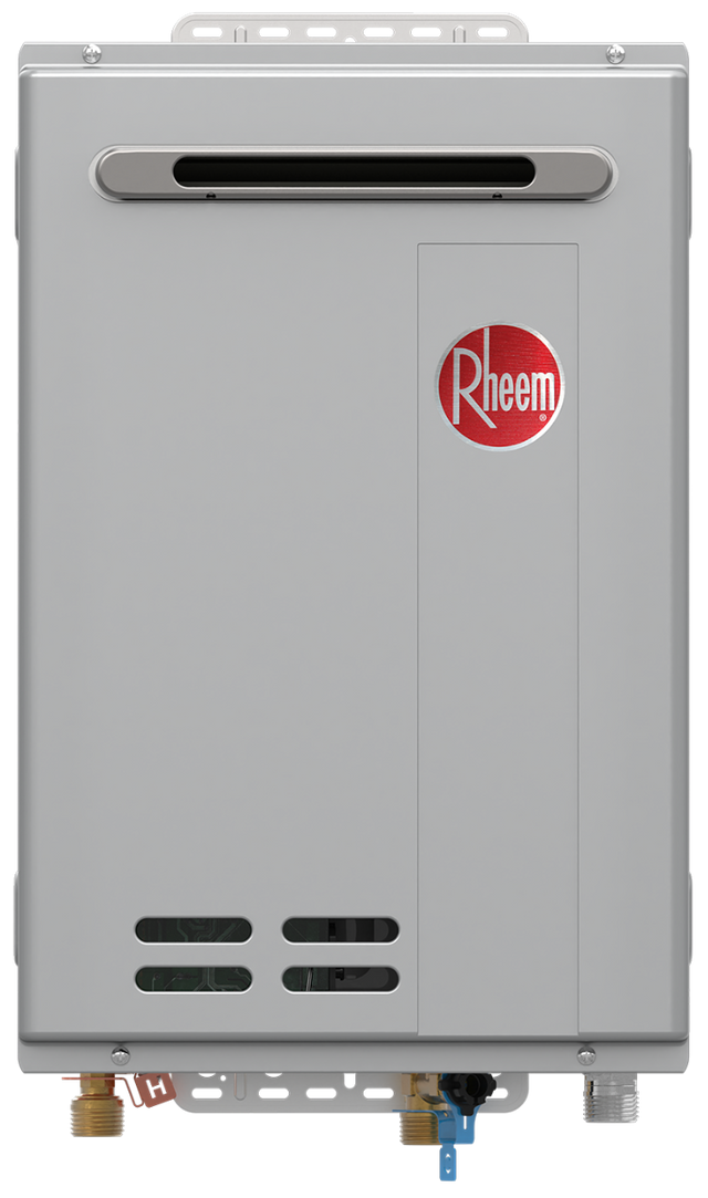 Rheem RTG-95XELP-3 High-Efficiency Non-Condensing Outdoor Tankless Gas Water Heaters Rheem