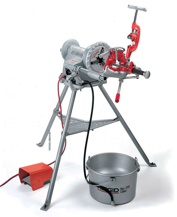 115-Volt 57 RPM Model 300 Power Drive Complete Pipe Threading Machine 115-Volt 57 RPM Model 300 Power Drive Complete Pipe Threading Machine