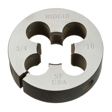 RIDGID 38420 3/4"-16 UNF Alloy RH Bolt Threader Button Die