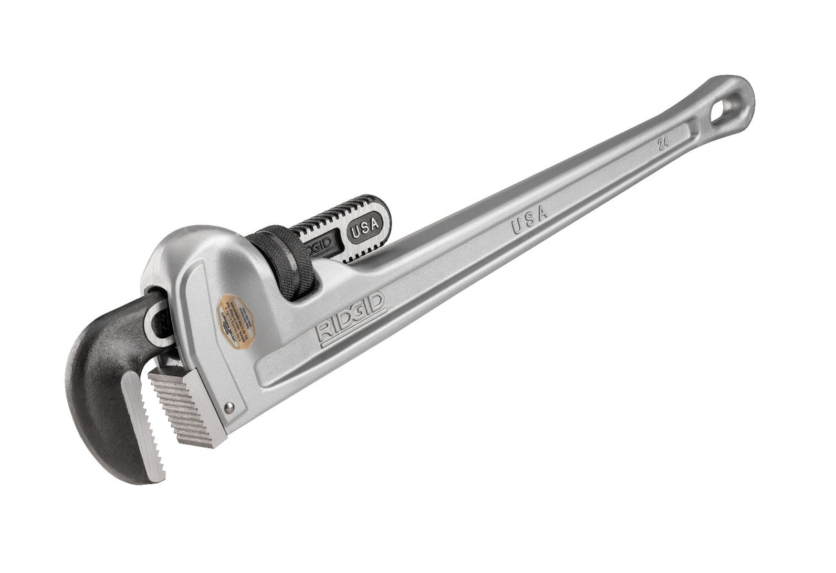 RIDGID 31105 824 24" Aluminum Straight Pipe Wrench
