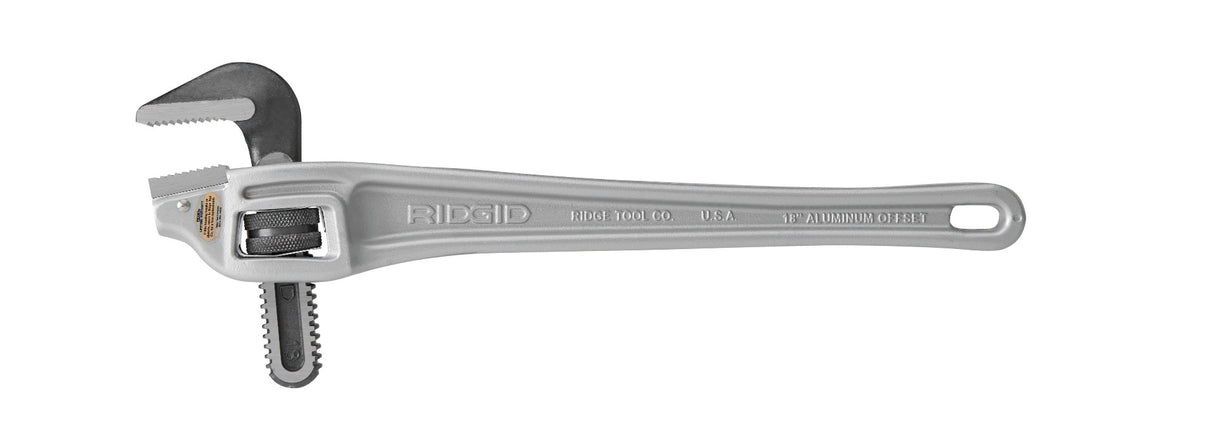RIDGID 31125 18" Aluminum Offset Pipe Wrench