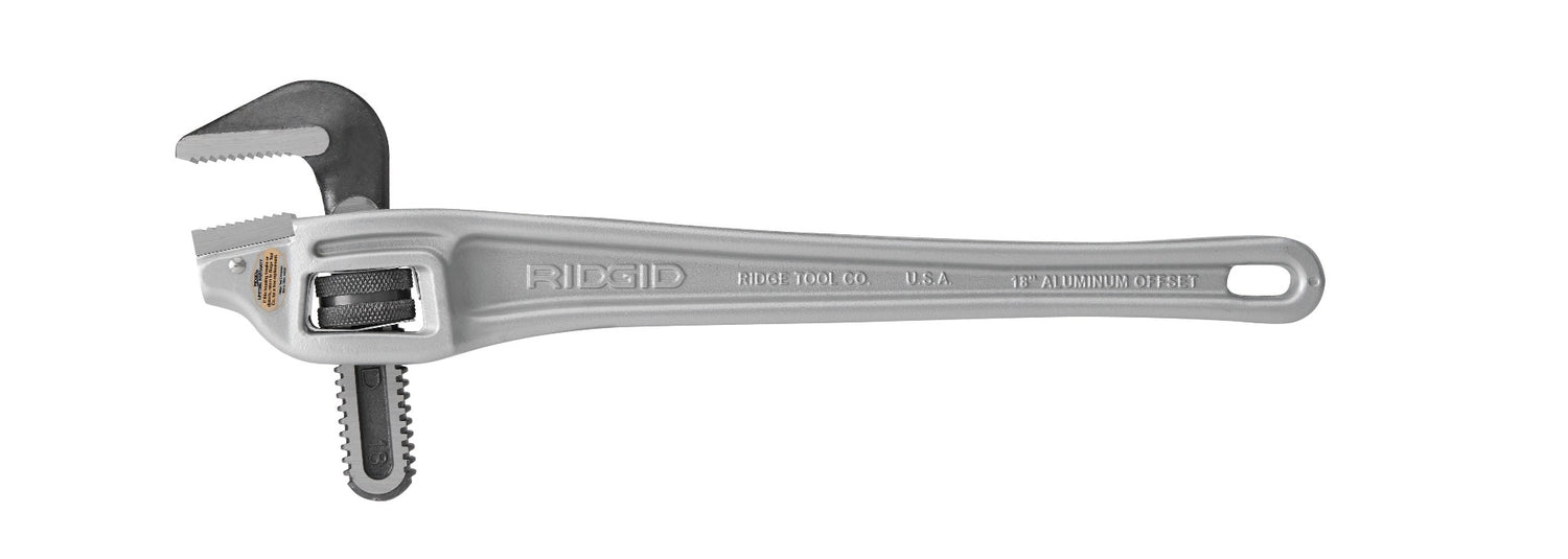RIDGID 31125 18" Aluminum Offset Pipe Wrench RIDGID