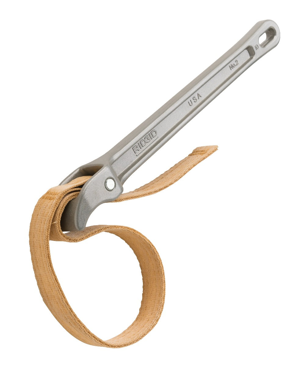RIDGID 31350 11 3/4” Aluminum Strap Wrench with 17” x 1 1/8” Strap RIDGID