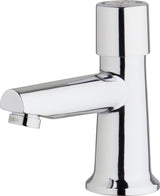 Chicago Faucet 3500-E2805ABCP Single Supply Metering Sink Faucet Chicago Faucets