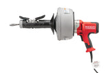 RIDGID 36008 K-45AF-7 Sink Machine with: C-1IC 5/16" x 25' Inner Core Cable with Inner Drum, C-6 3/8" x 35' Cable with Inner Drum, C-21 5/16" x 50' Cable with Inner Drum, T-250 Five-Piece Tool Set for 3/8" Cable, C-6429 Carrying Case