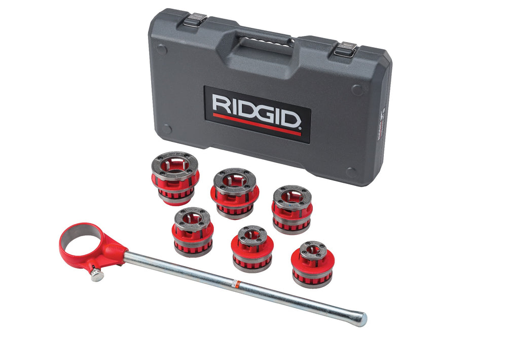 RIDGID 36475 12-R 1/2"-2" NPT Exposed Ratchet Threader Set RIDGID