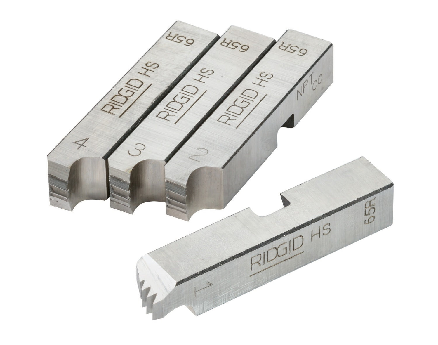 RIDGID 38100 1"-2"-11-1/2 65R NPT Dies   RIDGID