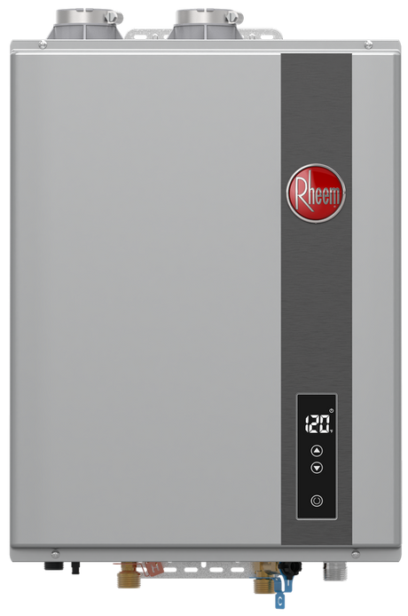 Rheem RTGH-95DVELN-3 Super High-Efficiency Condensing Tankless Gas Water Heater with Built-In Wi-Fi Rheem