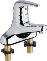 Chicago Faucets 420-T45E2805ABCP Single Lever Hot and Cold Water Thermostatic Mixing Sink Faucet Chicago Faucets