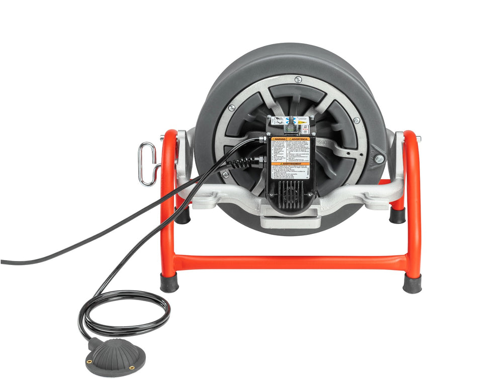 RIDGID 53127 K-3800 Drum Machine with C-46 Drain Cable RIDGID