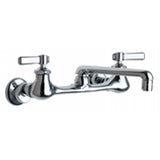 Chicago Faucets 540-LDABCP Universal Wall Mounted Sink Faucet Polished Chrome - Chicago Faucets