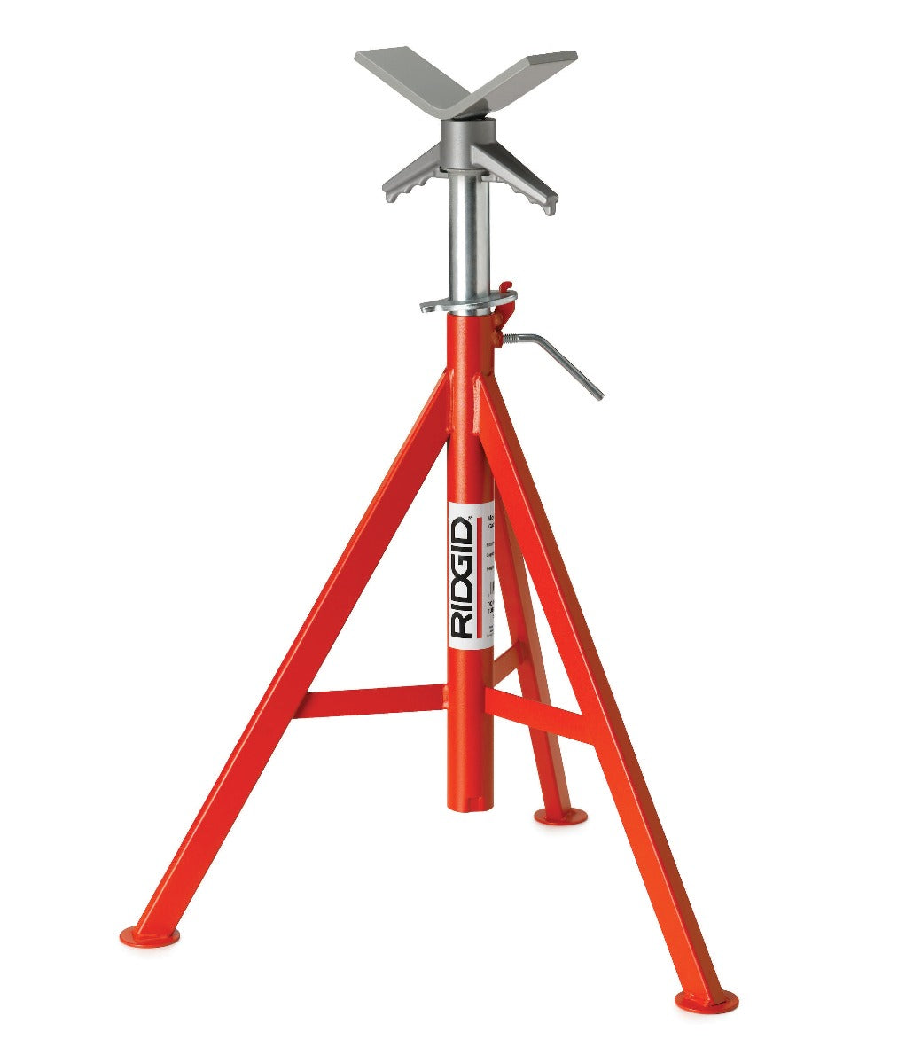 RIDGID 56662 VJ-99 28"-52" V-Head High Pipe Stand RIDGID