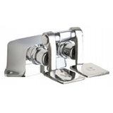 Chicago Faucets 625-ABCP Universal Combination Pedal Box Polished Chrome Chicago Faucets