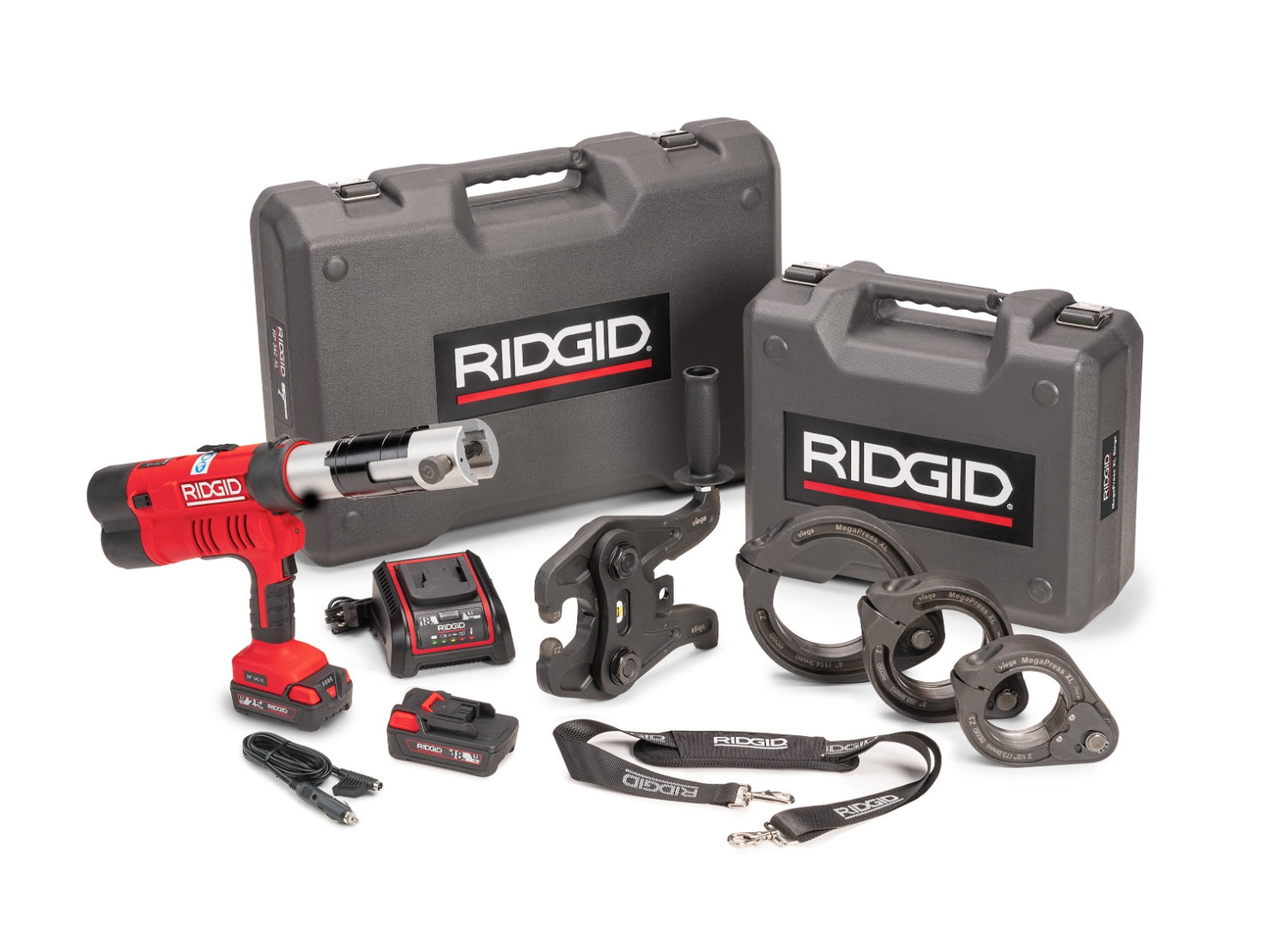 RIDGID 65478 RP 342-XL Press Tool with Actuator and Rings RIDGID