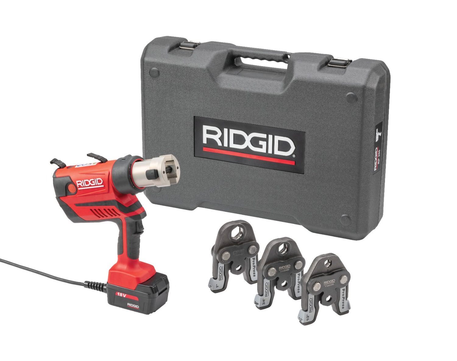 RIDGID 67073 RP-350 Corded Kit with ProPress Jaws (1/2"-1") RIDGID
