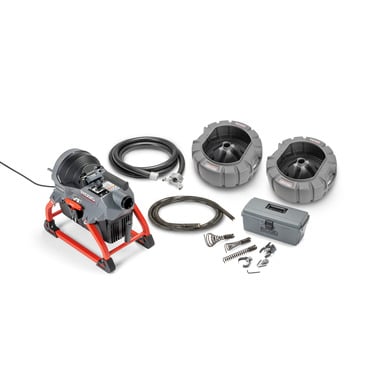 RIDGID 67398 K-5208 Sectional Machine with Cart, C-11 Cables x7, Cable ...