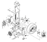 RIDGID 60627 Axle RIDGID