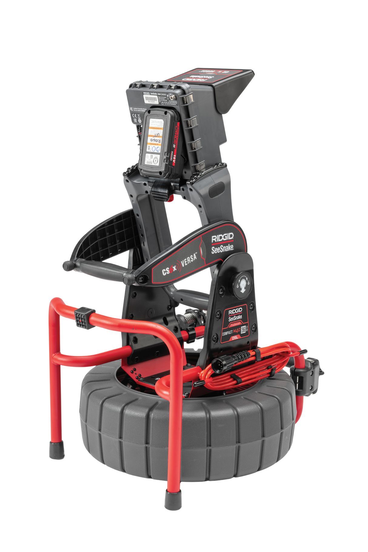 RIDGID 69998 SeeSnake Compact M40 DSL System with CS6x Versa Monitor, Battery, and Charger RIDGID